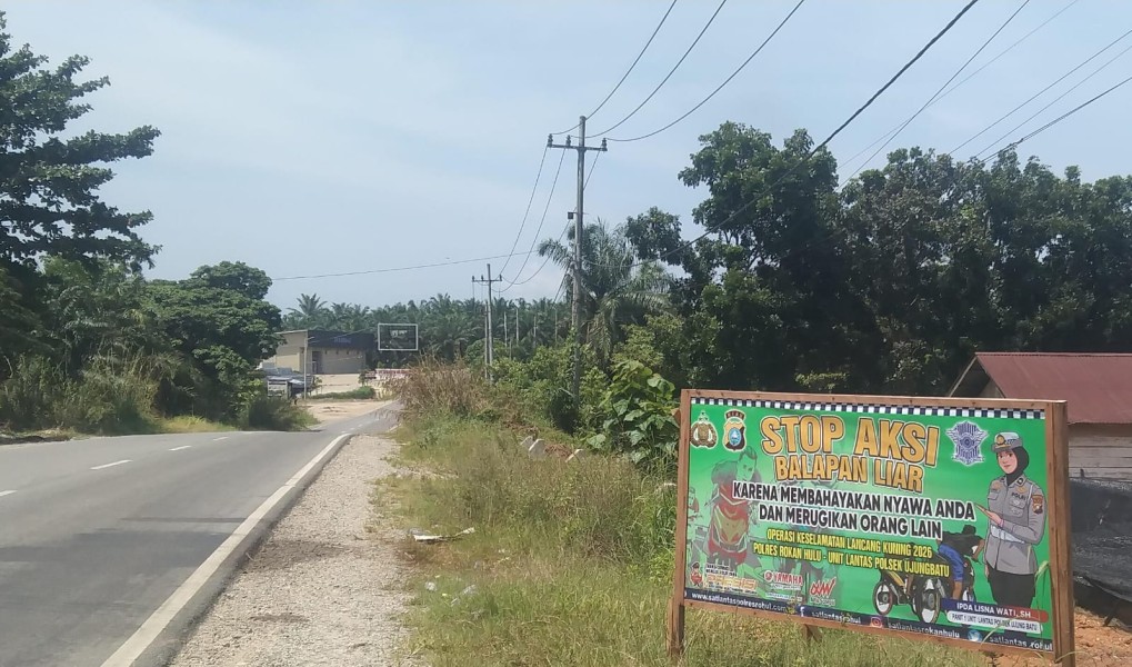 Masyarakat Jalan Lingkar Ujung Batu Apresiasi Polsek Adanya Penertiban Balap Liar