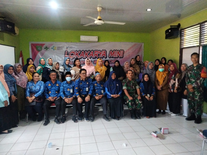Dalam Memastikan Masyarakat Dapatkan Pelayanan Kesehatan Yang Baik, Pelda Sembiring Hadiri Pertemuan Loka Karya Triwulan IV
