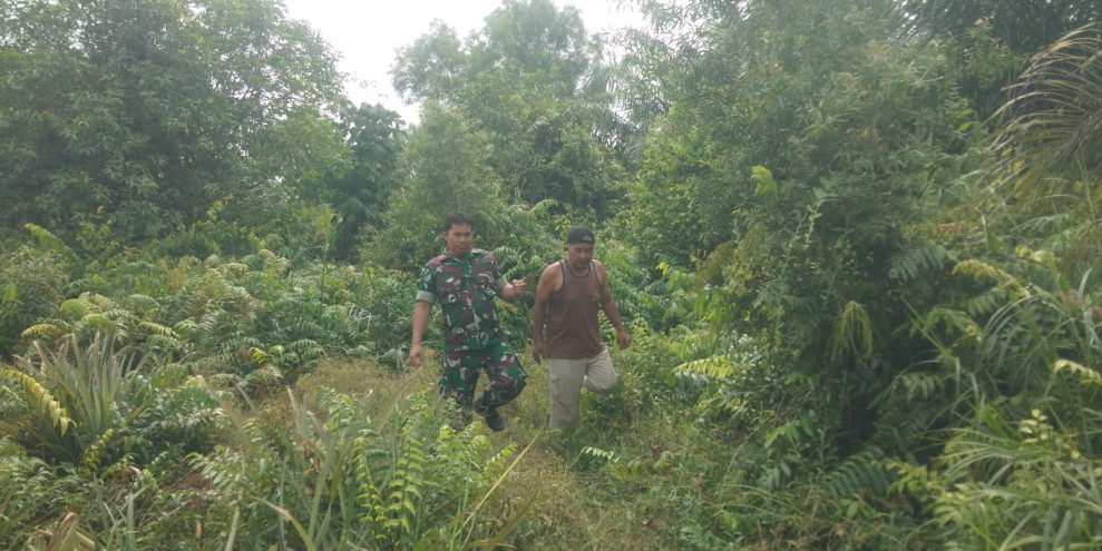 Pencegahan Karhutla, Serka Supriadi Aktif Sosialisasi ke Warga Sukajadi