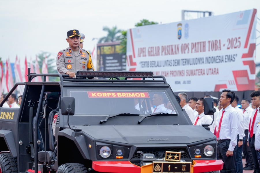 “Operasi Patuh Toba 2025” Resmi Dimulai, Kapolda Sumut : Dorong Kesadaran Kolektif Tertib Berlalu Lintas
