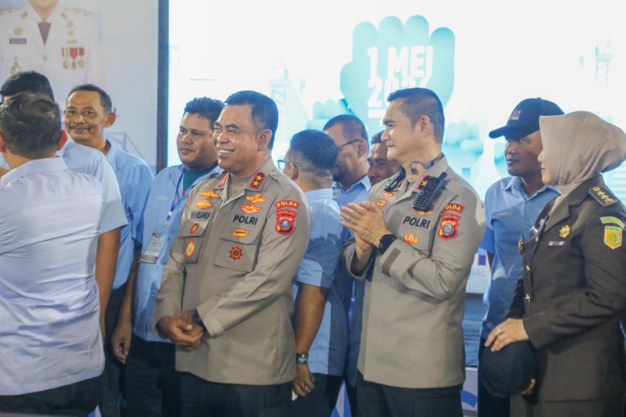 Kapolda Sumut Apresiasi Buruh dan Aparat, May Day 2026 Berlangsung Aman dan Damai