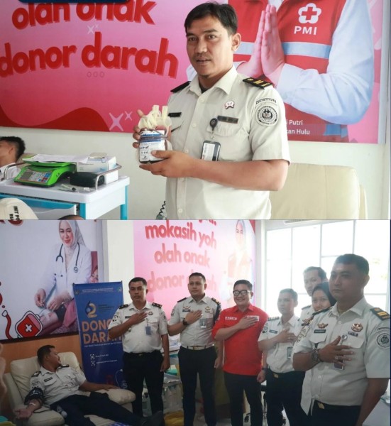 Kegiatan Donor Darah di HBP ke-62 Bentuk Kepedulian Lapas Kelas IIB Pasir Pengaraian Pada Masyarakat