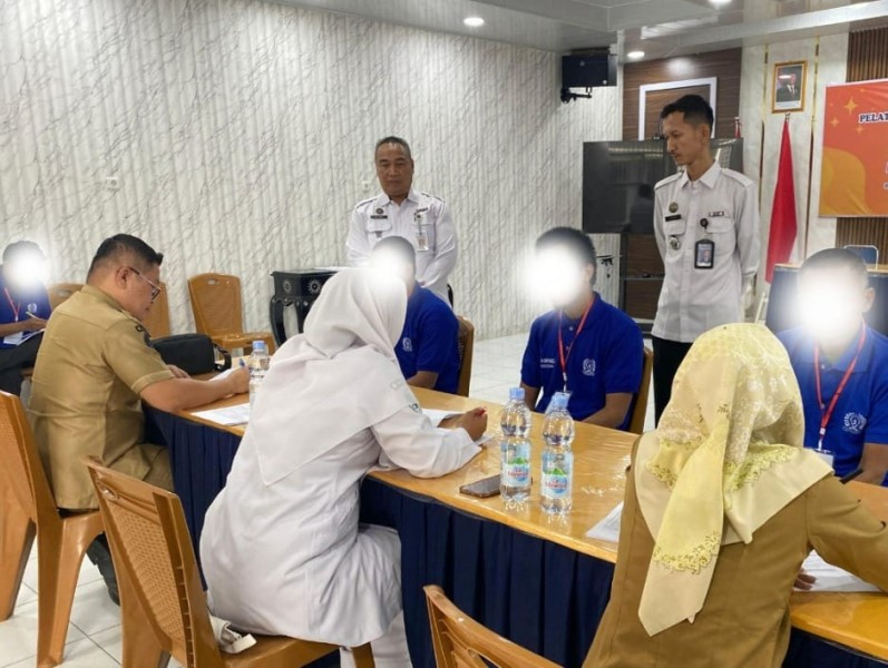 Asesmen Skrining Rehabilitasi Warga Binaan Lapas Kelas IIB Pasir Pengaraian Gandeng RSUD
