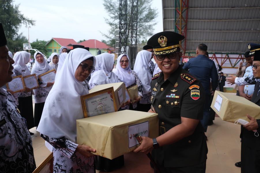 Ucapan Terima Kasih Dandim 0320/Dumai Kepada Tenaga Pendidik