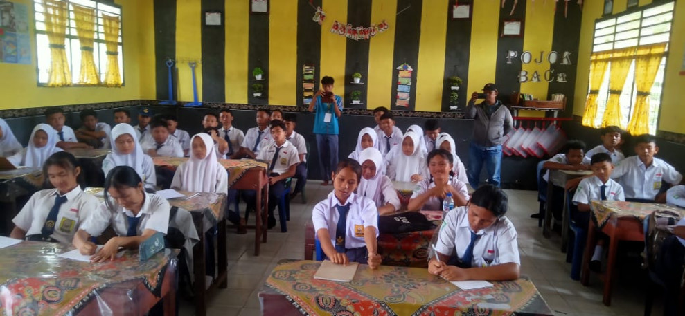 DPP LSM Tipikor Kriminalitas Mengadakan Bakti Sosial Penyuluhan Narkoba Khusus Siswa SMP