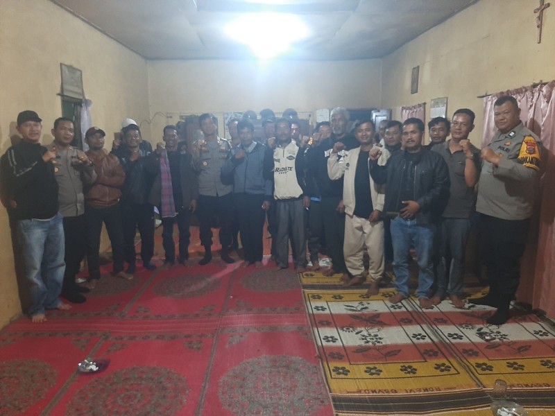 Polres Dairi Fasilitasi Mediasi Perdamaian di Parbuluan VI, Kabid Humas: Langkah Humanis Jaga Kamtibmas