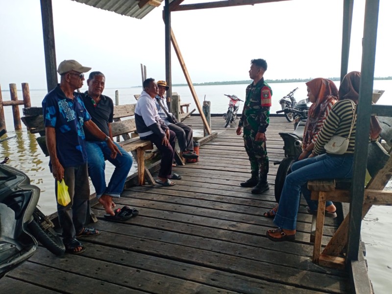 Kampung Pancasila Jadi Wadah Silaturahmi Babinsa dan Masyarakat di Merbau