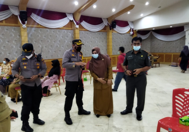 Kapolres Tanjab Barat Tinjau Persiapan Pelaksanaan Vaksin Ibu Hamil