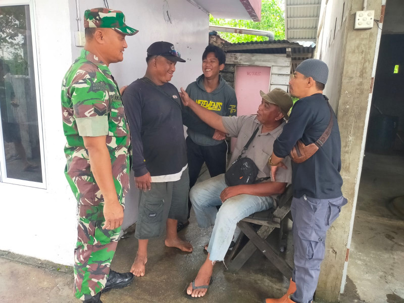 Babinsa Koramil 06/Merbau Gelorakan Pemahaman Pancasila di Teluk Belitung