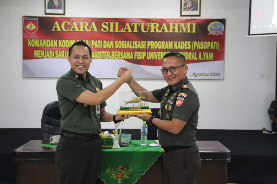 Peduli Terhadap Peningkatan SDM, Dandim Pati Mengundang Kampus Unjani Melaksanakan Sosialisasi di Kabupaten Pati