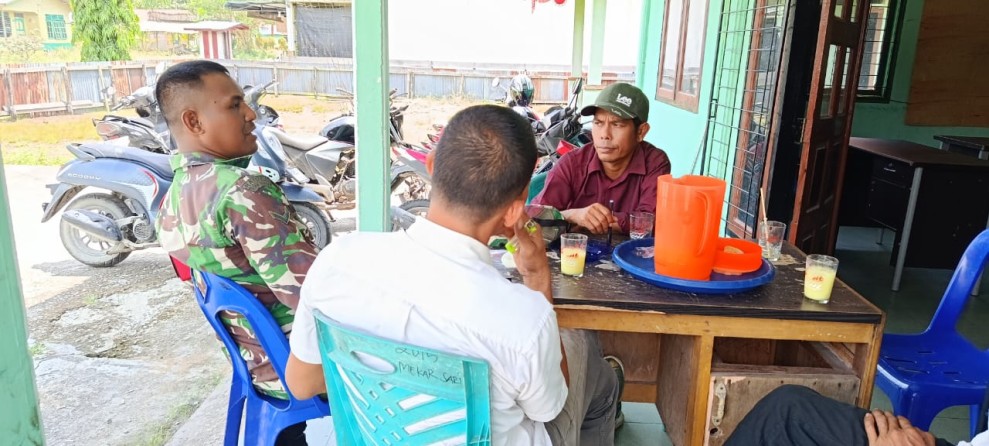 Komsos Babinsa Bangun Kedekatan dan Kepedulian Warga Kampung Pancasila