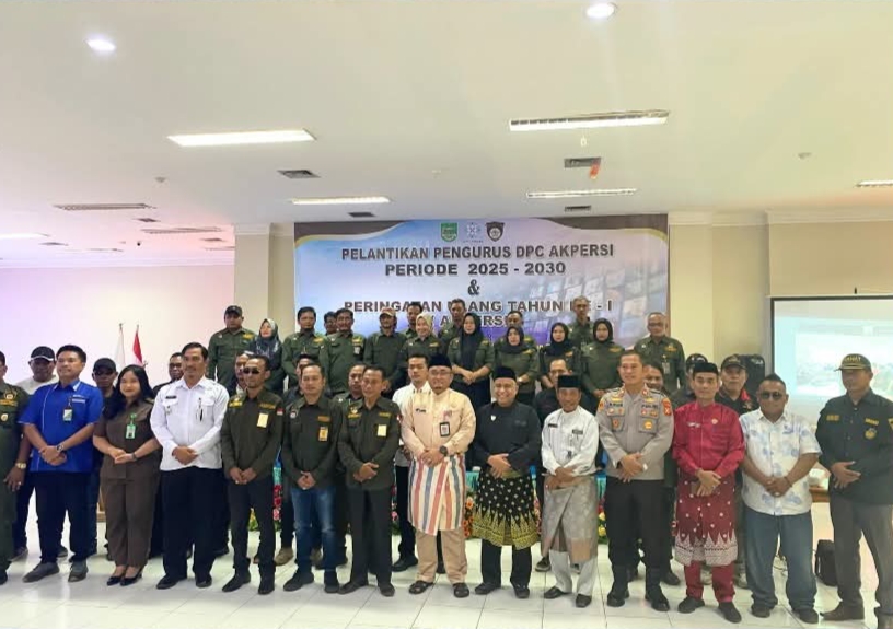 Lapas Pasir Pengaraian Kelas II B Hadiri Pelantikan Pengurus DPC AKPERSI Rokan Hulu dan Peringatan HUT ke-1 AKPERSI Tahun 2025