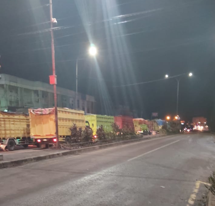 Ditlantas Polda Jambi Tindak Lanjuti Aduan Masyarakat Terkait Kemacetan Arus Lalu Lintas Di PALL 10 Kota Jambi