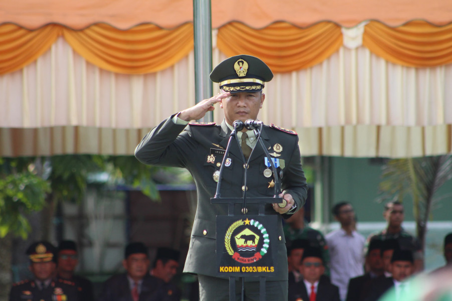 Peringati HUT TNI ke-79, Dandim Bengkalis Tegaskan Komitmen TNI dalam Menghadapi Tantangan Global