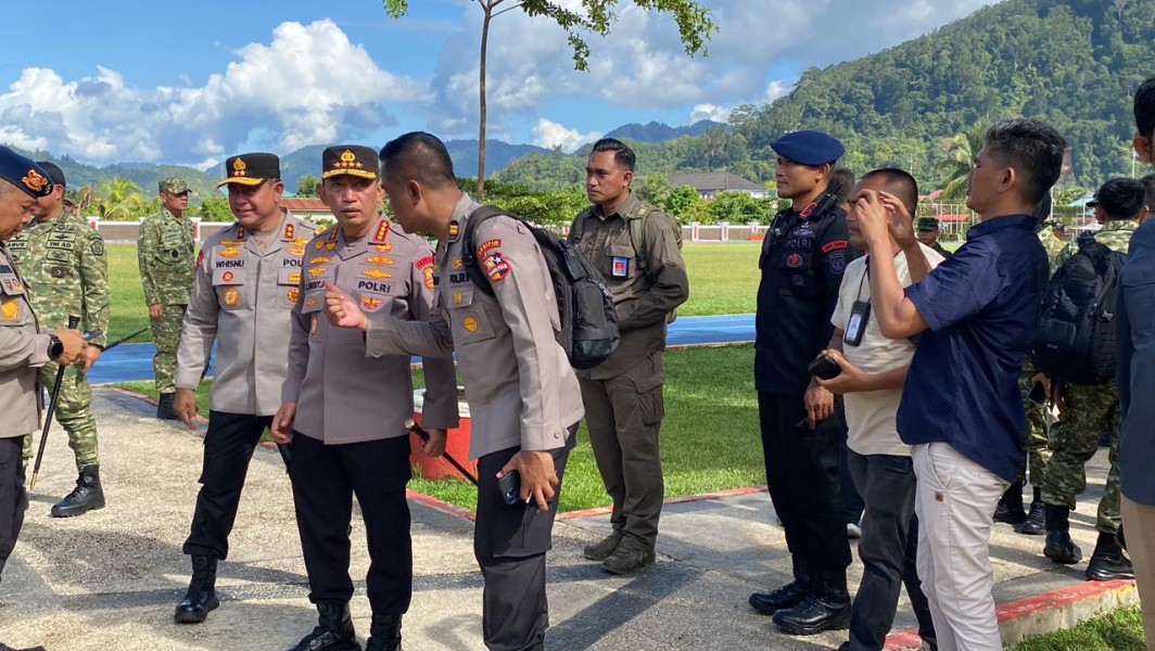 Sinergi Negara untuk Masyarakat: Brimob Polda Sumut Amankan Peninjauan Presiden, Panglima TNI, dan Kapolri