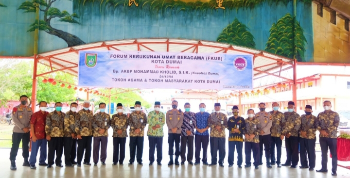 Jaga Situasi Kamtibmas, Kapolres Dumai Temu Ramah Bersama FKUB