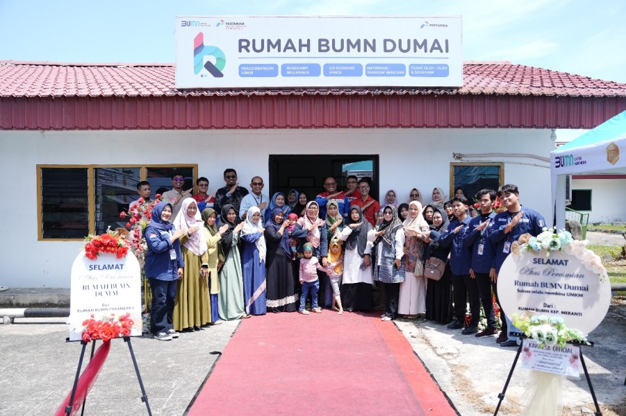 Pertamina Resmikan Fasilitas Baru Rumah BUMN Dumai, Dorong UMKM Lokal Naik Kelas dan Berdaya Saing