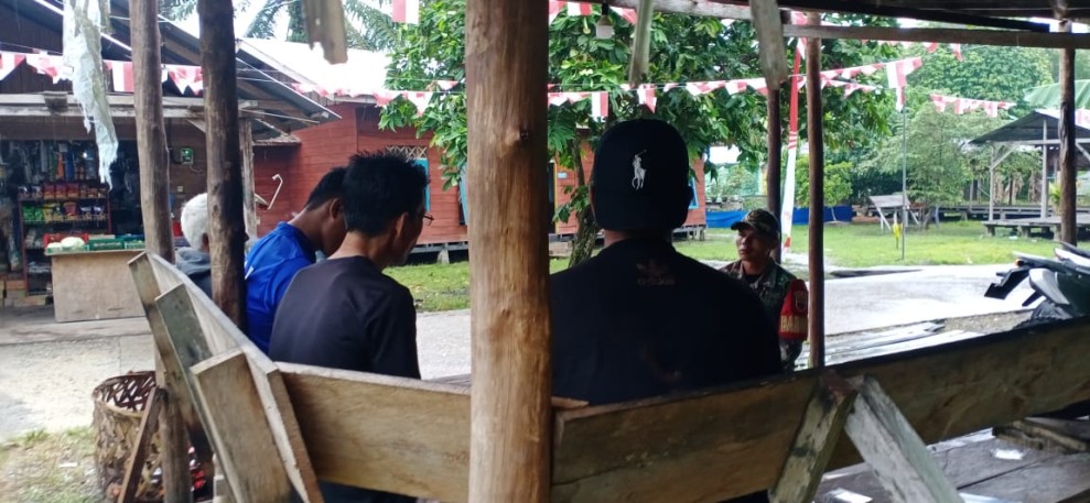 Kampung Pancasila di Merbau Menguat, Babinsa Ajak Warga Jaga Persatuan dan Gotong Royong