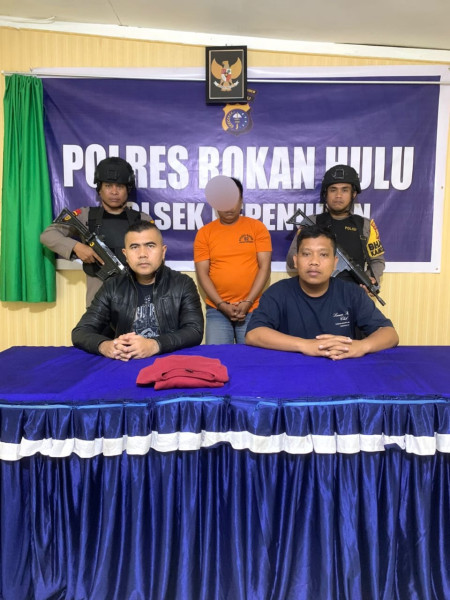 Tersangka Kasus Pencurian Tabung Gas LPG Diciduk Personil Polsek Kepenuhan