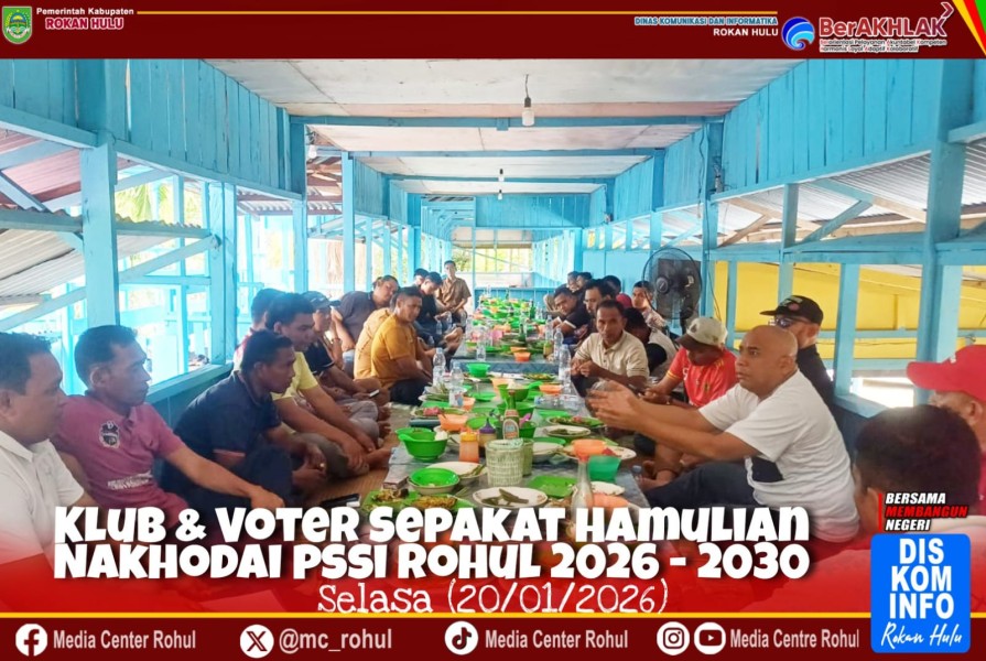 Sepakat! Klub Voter dan Asosiasi Daulat H. Hamulian Nasution Nakhodai PSSI Rokan Hulu 2026-2030