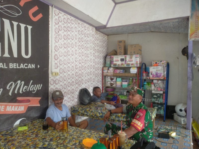 Kampung Pancasila Teluk Belitung Jadi Lokasi Komsos Babinsa Merbau