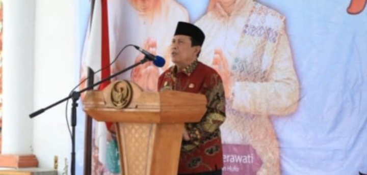 Bupati Rohul, H Sukiman Membuka Rapat Kordinasi Pilkades Serentak