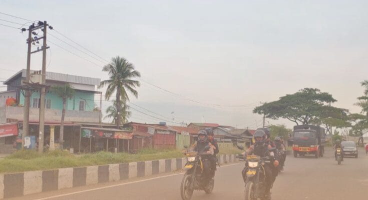 Sapu Bersih Gangguan Kamtibmas, Brimob Polda Sumut dan Polres Pelabuhan Belawan Tunjukkan Kehadiran Negara
