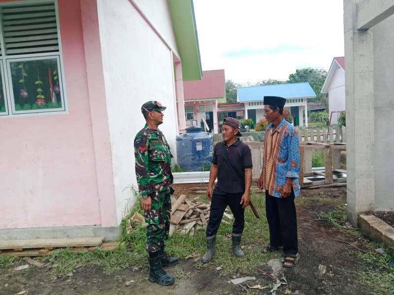 Jaga Kondusivitas Wilayah, Koptu Yulius Intensifkan Komsos Bersama Warga Teluk Belitung