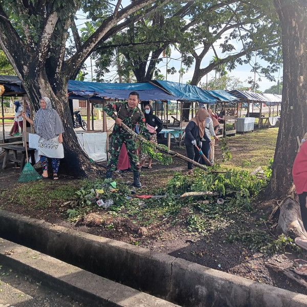 Praka Rahmad Pimpin Gotong Royong di Kampung Pancasila, Teluk Belitung