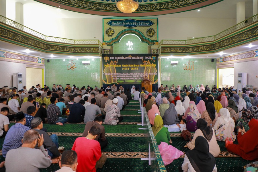 Doa Bersama Polda Sumut di Hari Maulid Nabi : Meneladani Akhlak Rasulullah, Membangun Polri Presisi