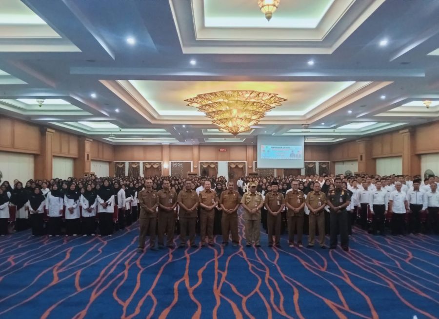 Formasi 2022, Ratusan Guru Dan Pejabat Fungsional Teknis Pemkab Rohul Terima SK PPPK