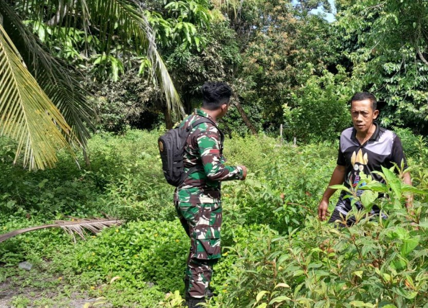 Antisipasi Karhutla, Pratu Hutagalung Sisir Lahan Gambut di Tasik Putri Puyu