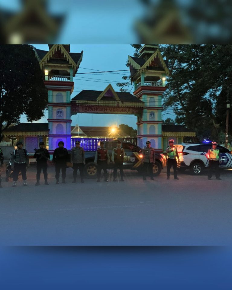 Patroli Subuh Ramadhan, Brimob Polda Sumut dan Polres Tebing Tinggi Pastikan Kota Tetap Aman dan Kondusif