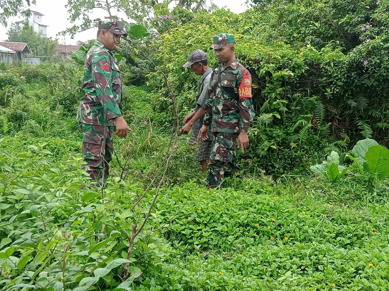 Babinsa Koramil 06/Merbau Tingkatkan Patroli Karhutla di Wilayah Rentan Kebakaran