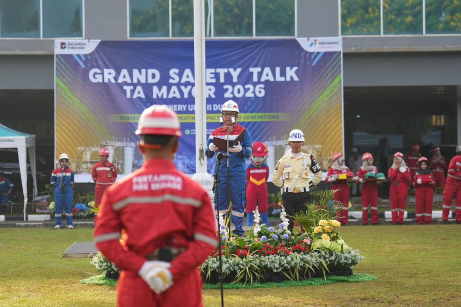 Direktur Operasi Kilang PT Pertamina Patra Niaga Pimpin  Apel Grand Safety Talk Turn Around Mayor 2026 Kilang Dumai