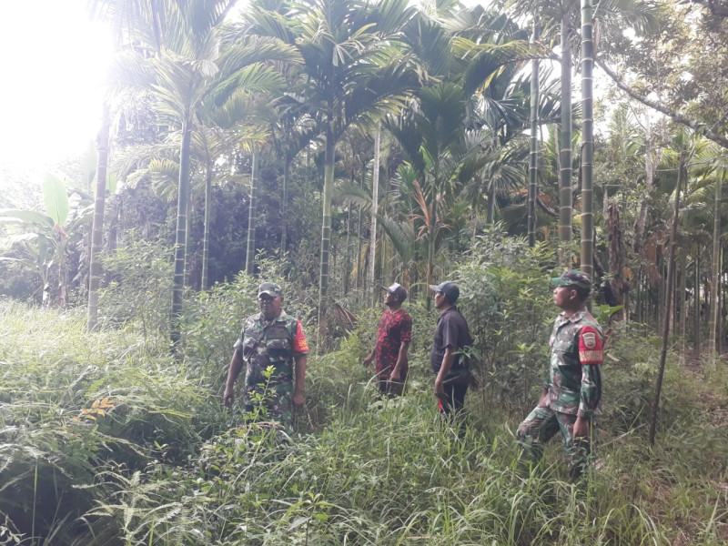 Patroli Gabungan Dilaksanakan Babinsa Koramil 06 Merbau Guna Antisipasi Karhutla