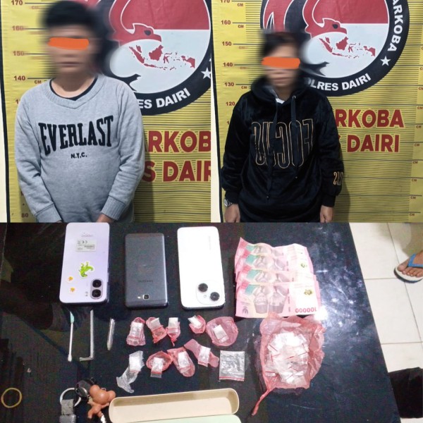 Miliki Sabu, Sat Narkoba Polres Dairi Berhasil Ringkus Residivis Bersama Wanita di Kamar Kos - Kosan