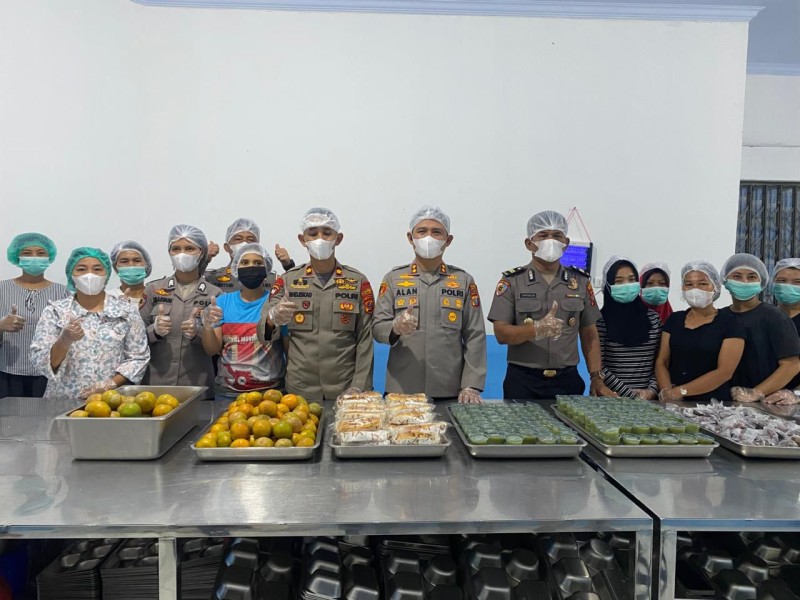 Polres Tapteng Operasikan Tiga Satuan Pelayanan Gizi di Pandan, Sarudik dan Badiri