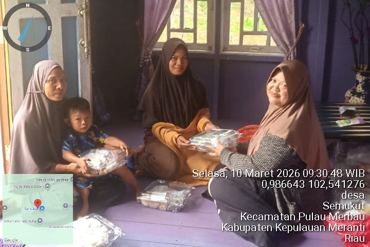 Program MBG Digelar di Tiga Kecamatan Meranti, Babinsa Pastikan Distribusi Tepat Sasaran