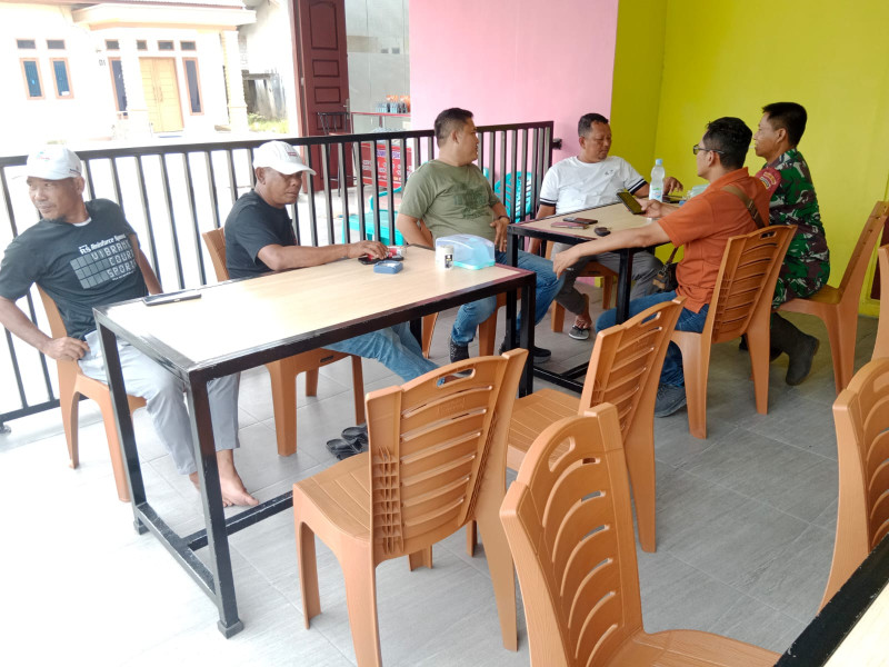 Serda Bambang Irwanto di Komsosnya Berharap Agar Peningkatan Kerjasama Dalam Menjaga Wilayah Dapat Terus Dijaga