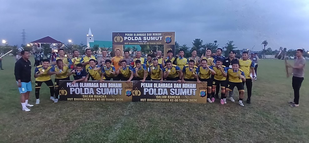 Semangat Bhayangkara Presisi Menggema di Final POR Polda Sumut, Polres Toba Sabet Gelar Juara