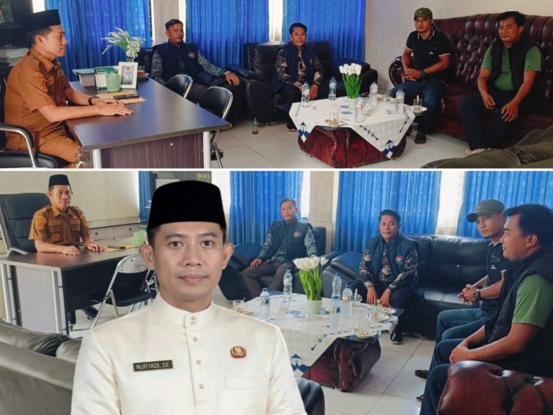 Camat Tapung Hulu Nuryadi Sambut Tamu Penuh Keakraban dan Kekeluargaan