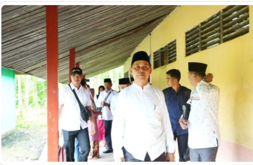 Pj Bupati Inhil Herman Langsung Tinjau Kondisi SD Negeri 010 Jerambang, Hasil Dialog Terbuka Pada Safari Ramadhan