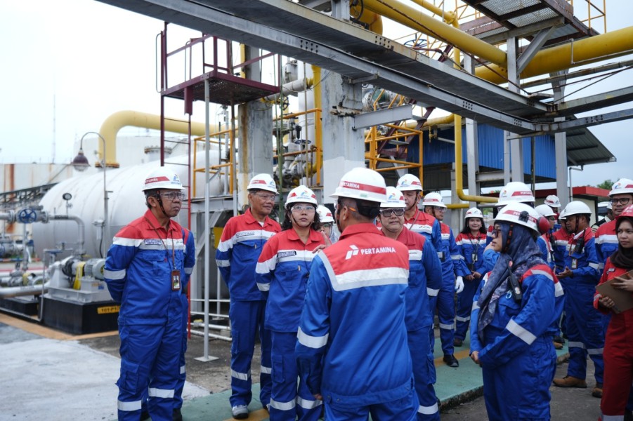 Tinjau Operasional dan Asset Integrity, Dewan Komisaris Pertamina Kunjungi Kilang Sungai Pakning