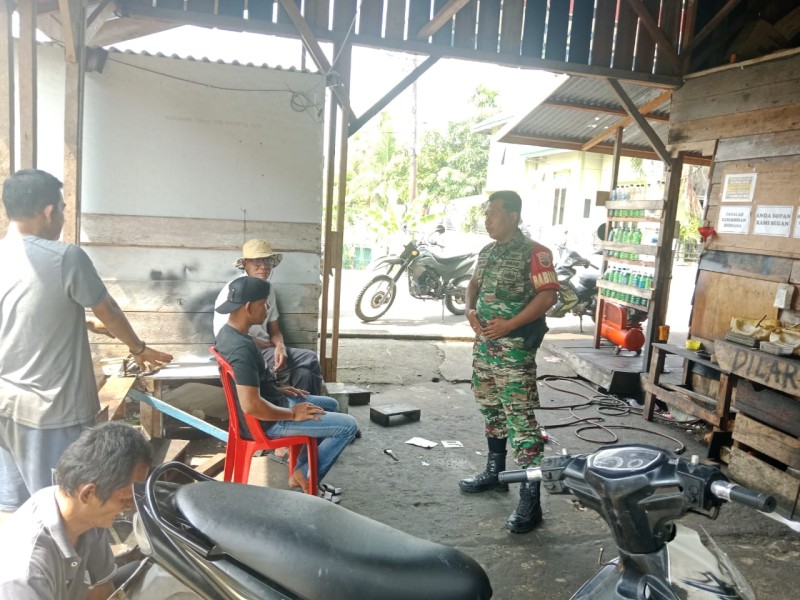 Praka Rahmad Optimalisasi Peran Babinsa untuk Tanamkan Nilai Pancasila di Meranti