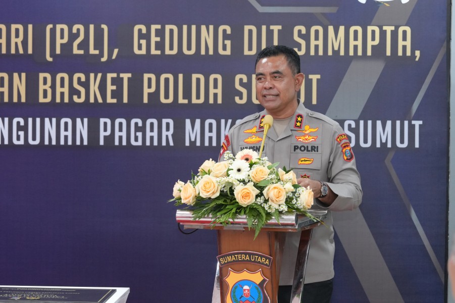 Modernisasi dan Kesejahteraan Personel Jadi Prioritas, Kapolda Sumut Resmikan Sejumlah Fasilitas Baru di Mapolda