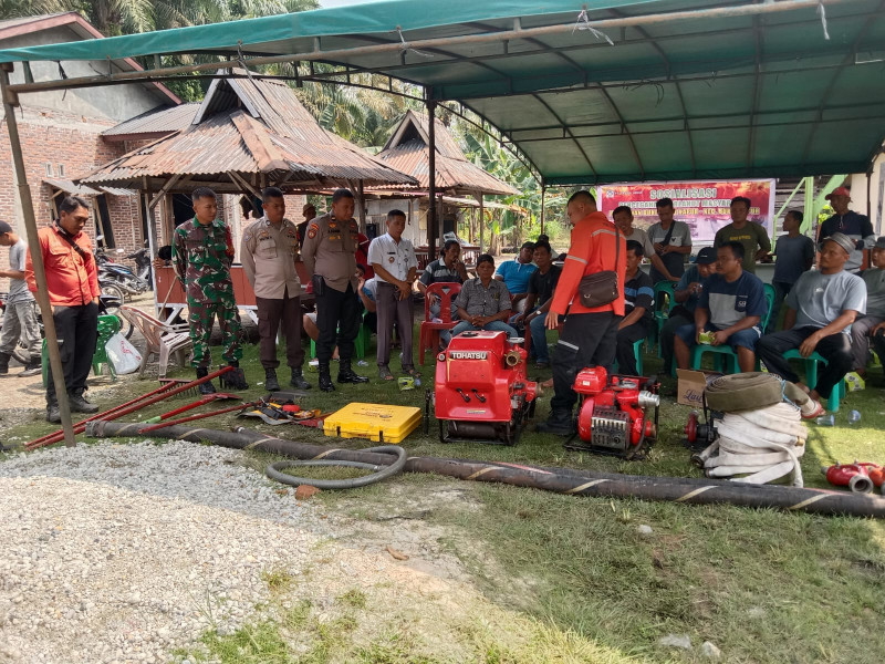 Berikan Pemahaman Bahaya Karhutla, Serka Tomy Mike Menggandeng PT Arara Abadi Untuk Sosialisasi