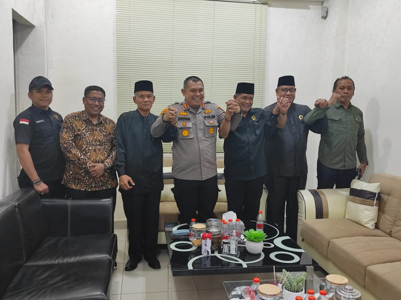 SILATURAHMI LAMR KOTA DUMAI BERSAMA KAPOLRES KOTA DUMAI DEMI MEWUJUDKAN PEMILU DAMAI, AMAN, SEJUK DAN NYAMAN