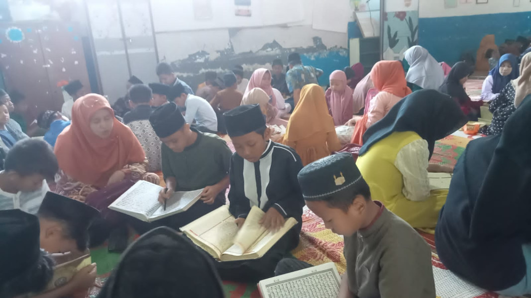 SD Negeri 105297 Helvetia Kecamatan Labuhan Deli Laksanakan Tadarus Dan Pesantren Kilat Ramadhan