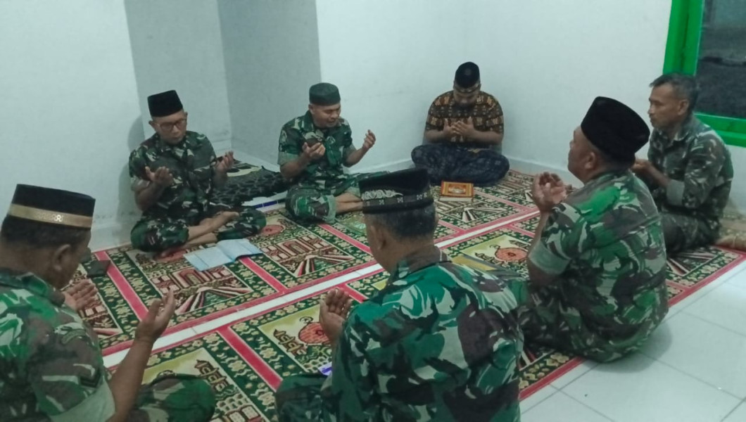 Agar Tahun 2024 Menjadi Tahun Yang Baik, Koramil 02 BK Laksanakan Doa Bersama di Akhir Tahun